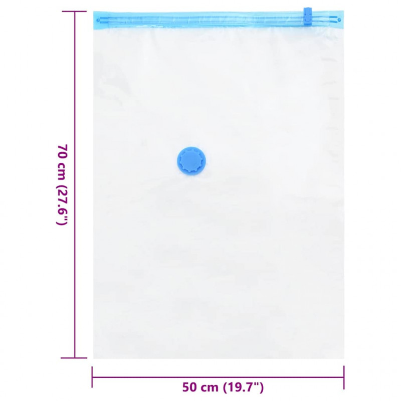 Torby do przechowywania Montowane na ścianie 20 pcs 70 x 50 cm