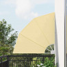Ekran Prywatności Balkonowej piaskowy 115 x 115 cm Poliester