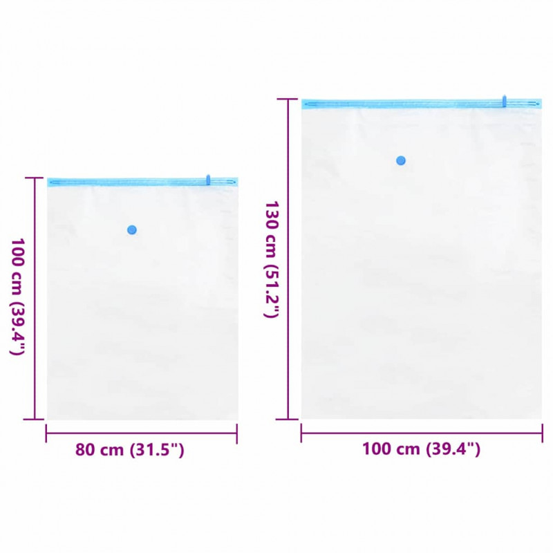 Torby do przechowywania Montowane na ścianie 5 pcs 130 x 100 cm