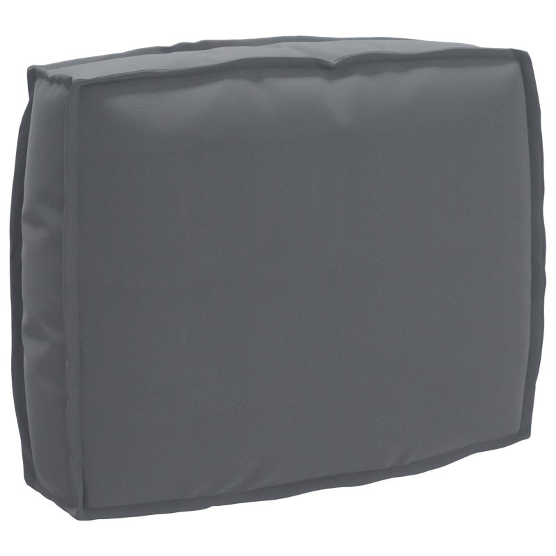 Poduszka Antracyt 50 x 40 x 12 cm Materiał Oxford