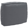 Poduszka Antracyt 50 x 40 x 12 cm Materiał Oxford