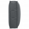 Poduszka Antracyt 50 x 40 x 12 cm Materiał Oxford