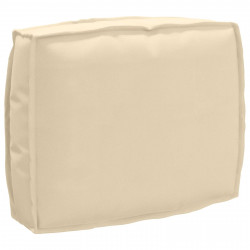 Poduszka Beżowy 50 x 40 x 12 cm Materiał Oxford