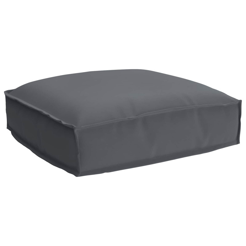Poduszka Antracyt 50 x 50 x 12 cm Materiał Oxford