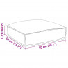Poduszka Antracyt 50 x 50 x 12 cm Materiał Oxford
