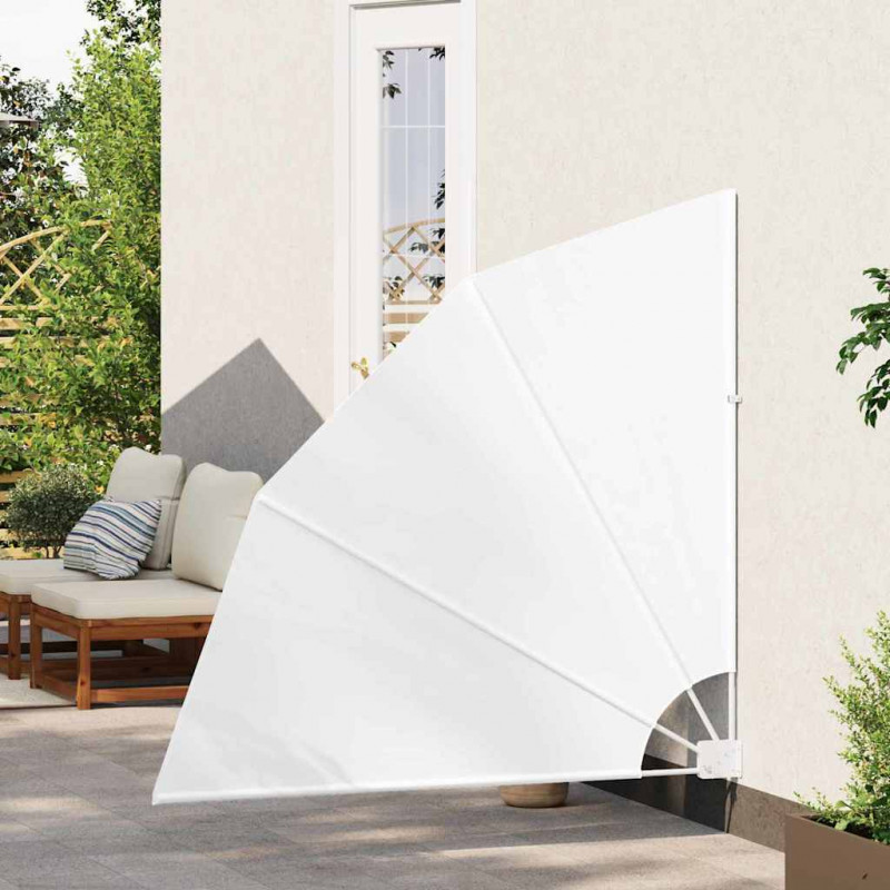 Ekran Prywatności Balkonowej Biały 140 x 140 cm Poliester