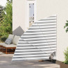 Ekran Prywatności Balkonowej Antracytowy i biały 140 x 140 cm