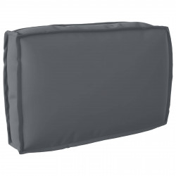 Poduszka Antracyt 60 x 40 x 12 cm Materiał Oxford