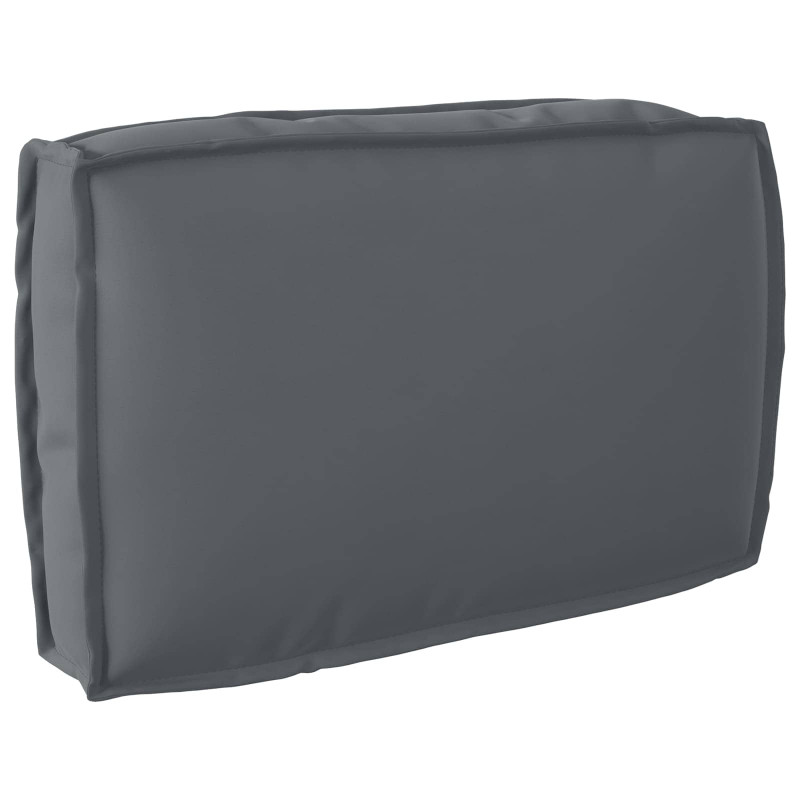 Poduszka Antracyt 60 x 40 x 12 cm Materiał Oxford