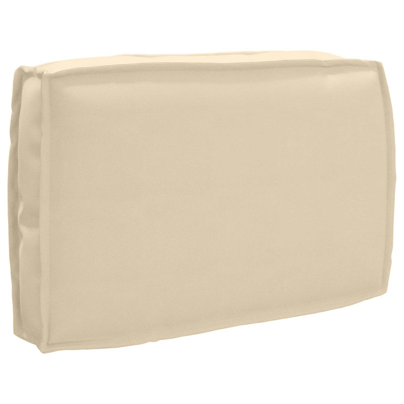 Poduszka Beżowy 60 x 40 x 12 cm Materiał Oxford