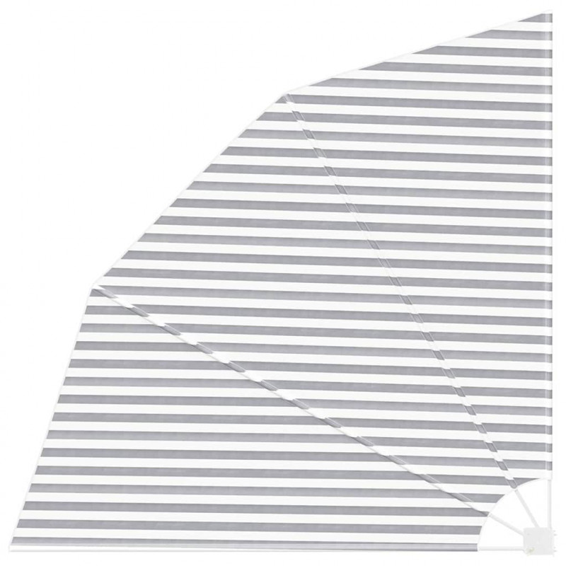 Ekran Prywatności Balkonowej Antracytowy i biały 210 x 210 cm