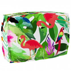 Poduszka Kwiatowy Wielokolorowe 60 x 40 x 12 cm Materiał Oxford