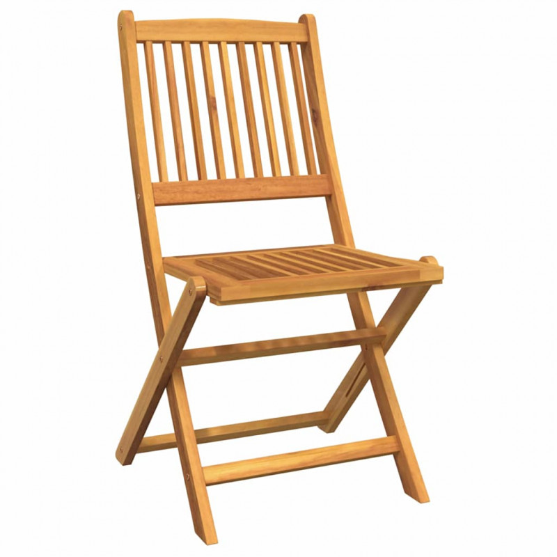 Zestaw Bistro Ogrodowego 3 pcs Brązowy Lite Drewno Akacji