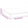 Poduszka Antracyt 70 x 70 x 12 cm Materiał Oxford