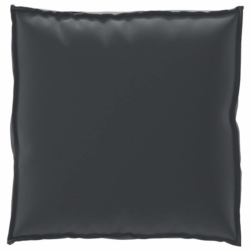 Poduszka Czarny 70 x 70 x 12 cm Materiał Oxford