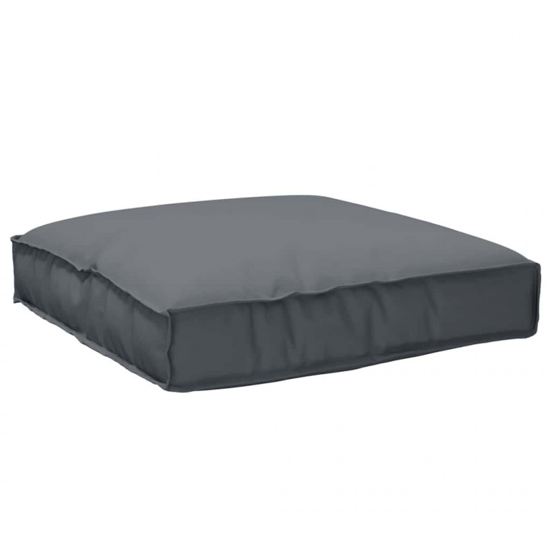 Poduszka Antracyt 80 x 80 x 12 cm Materiał Oxford