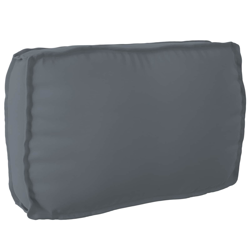 Poduszka Antracyt 70 x 40 x 12 cm Materiał Oxford
