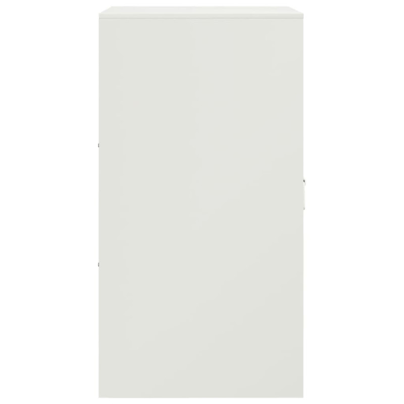 Szafka, biała, 34,5x39x73 cm, stal