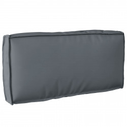 Poduszka Antracyt 80 x 40 x 12 cm Materiał Oxford