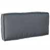 Poduszka Antracyt 80 x 40 x 12 cm Materiał Oxford