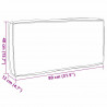 Poduszka Liść Wzór liścia 80 x 40 x 12 cm Materiał Oxford