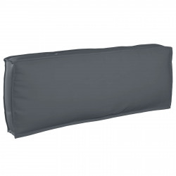 Poduszka Antracyt 120 x 40 x 12 cm Materiał Oxford