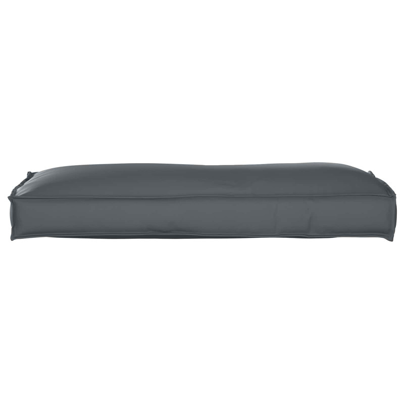 Poduszka Antracyt 120 x 40 x 12 cm Materiał Oxford