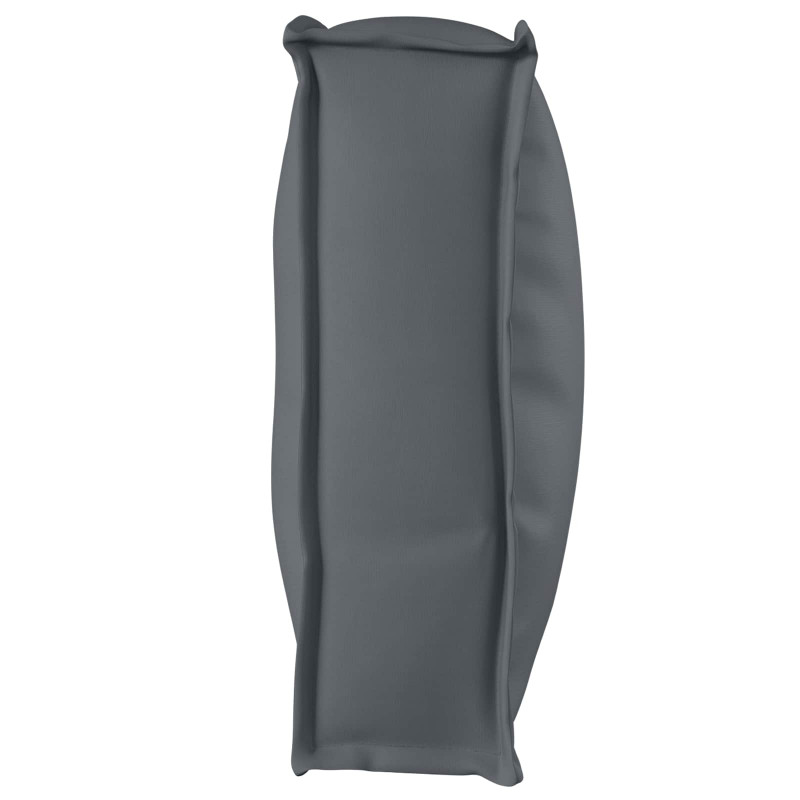 Poduszka Antracyt 120 x 40 x 12 cm Materiał Oxford