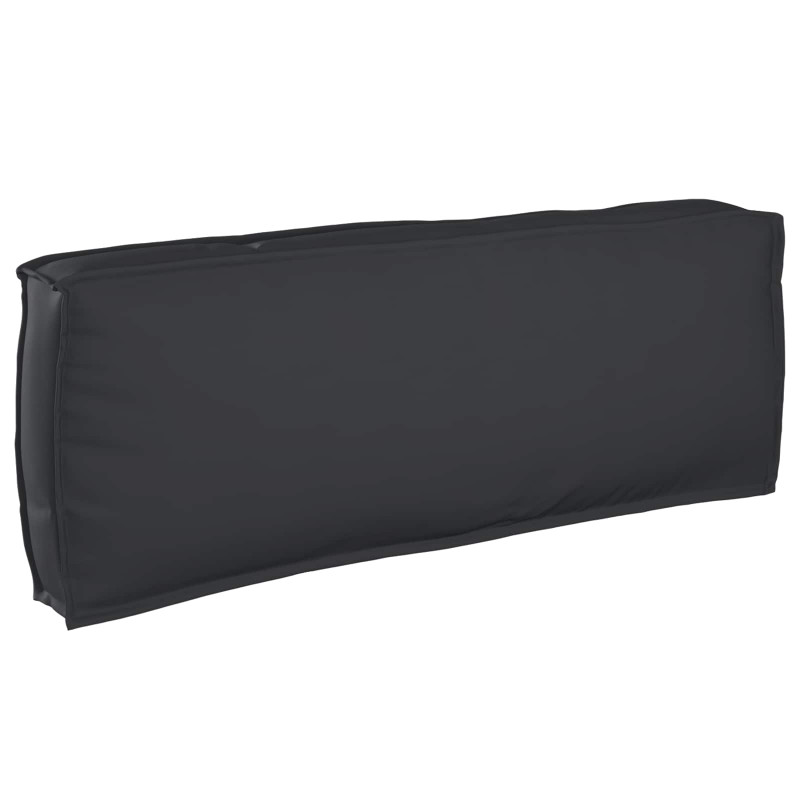 Poduszka Czarny 120 x 40 x 12 cm Materiał Oxford