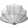Kopuła basenowa przezroczysty 430 x 430 x 210 cm PVC