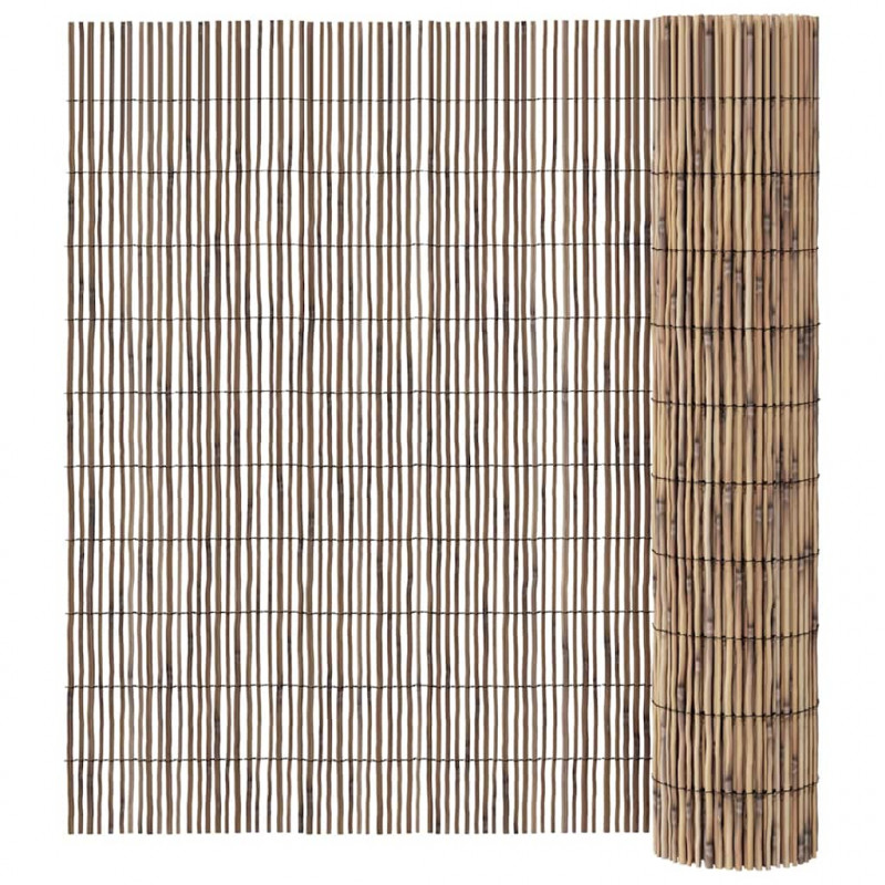 Ogrodzenie z Wierzb Naturalny 300 x 180 cm Trawa
