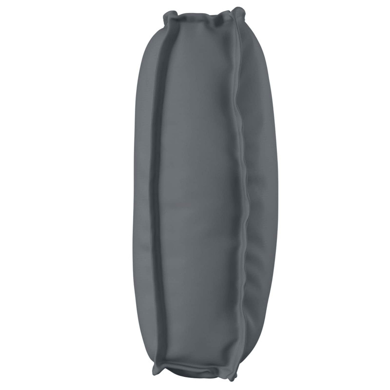 Poduszka Antracyt 120 x 50 x 12 cm Materiał Oxford