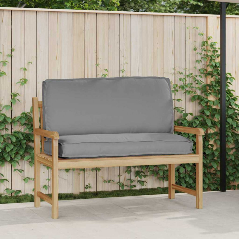 Poduszka Szary 120 x 50 x 12 cm Materiał Oxford