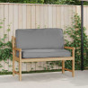 Poduszka Szary 120 x 50 x 12 cm Materiał Oxford