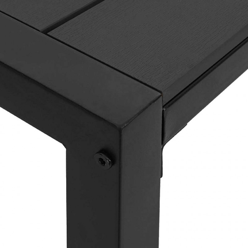 Zestaw do jadalni w ogrodzie 3 pcs Antracyt Stal
