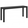 Ławka ogrodowa Czarny 100 x 28 x 45cm Stal