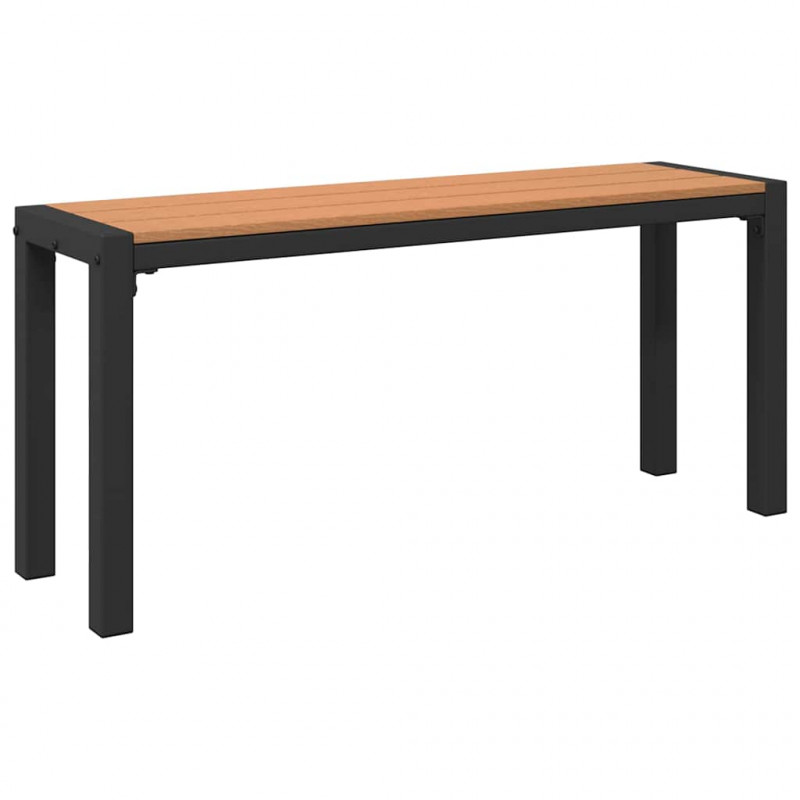 Ławka ogrodowa Brązowy 100 x 28 x 45cm Stal