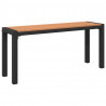 Ławka ogrodowa Brązowy 100 x 28 x 45cm Stal