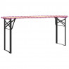 Noga stołu piwnego 2 pcs Czarny 39 x 3 x 75 cm