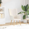 fotel Kremowy 62 x 67 x 95,5 cm Tkanina sherpa