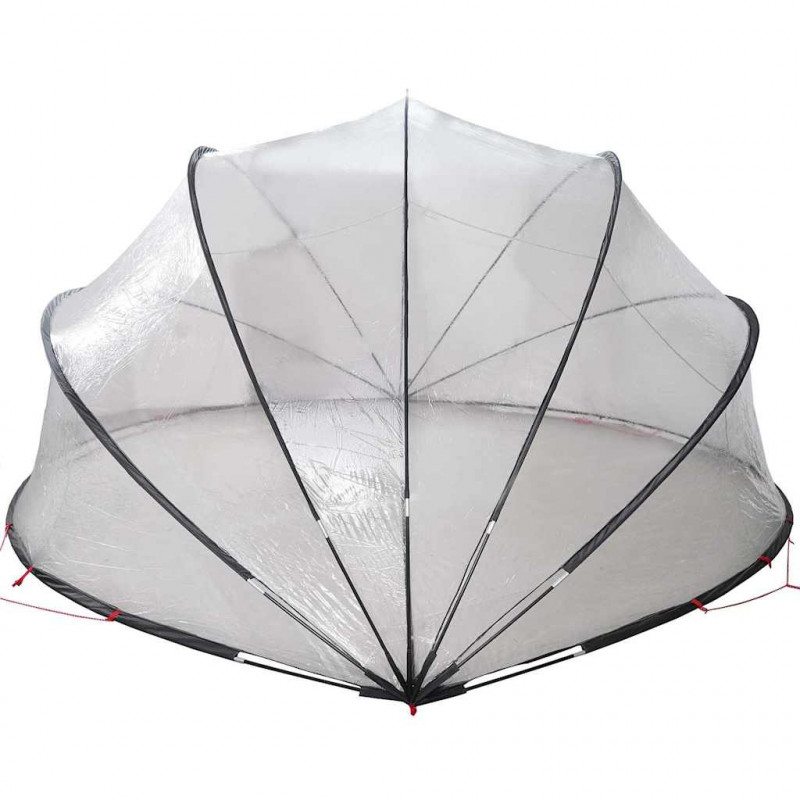 Kopuła basenowa przezroczysty 472 x 460 x 229 cm PVC