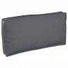 Poduszka Antracyt 120 x 60 x 12 cm Materiał Oxford