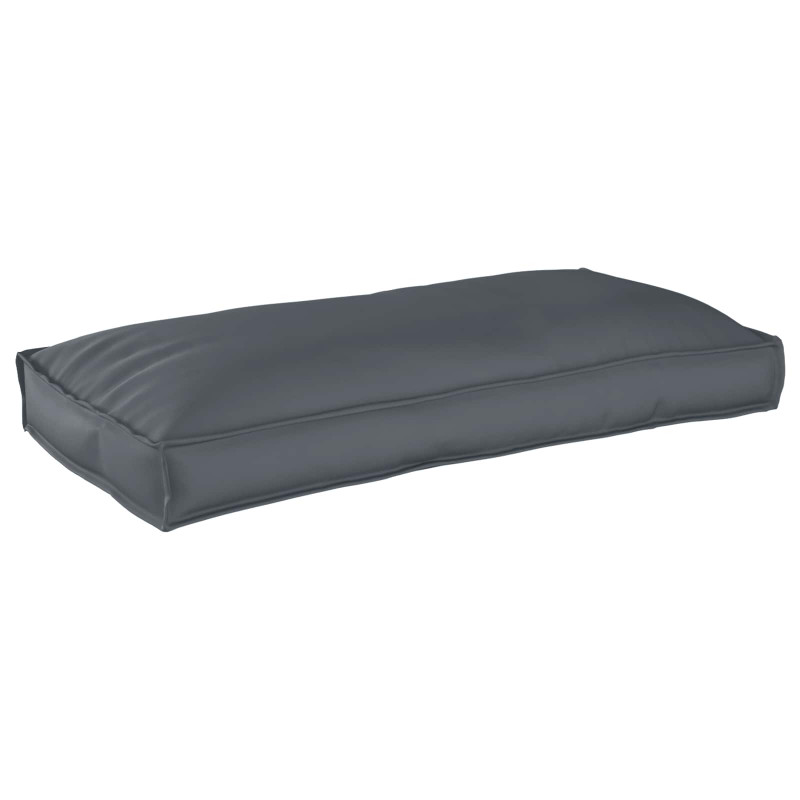 Poduszka Antracyt 120 x 60 x 12 cm Materiał Oxford