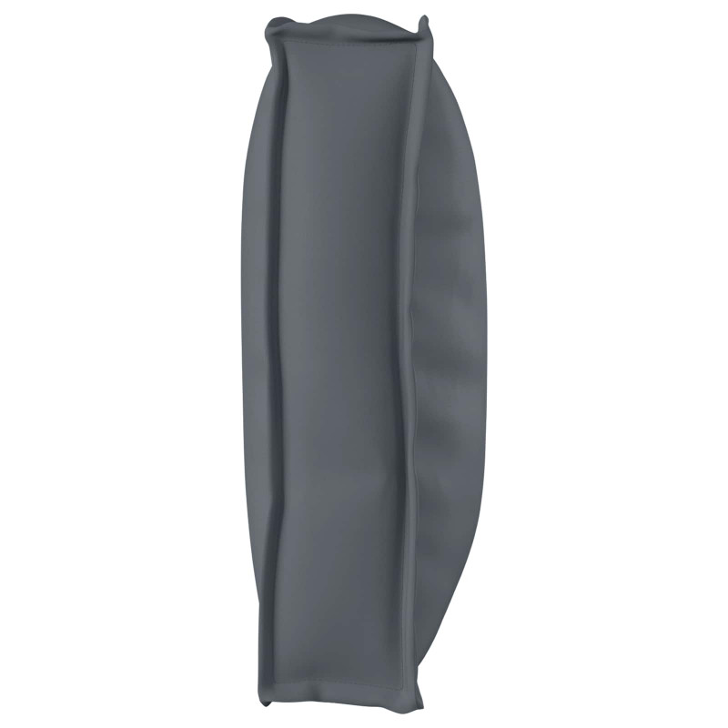 Poduszka Antracyt 120 x 60 x 12 cm Materiał Oxford