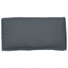 Poduszka Antracyt 120 x 60 x 12 cm Materiał Oxford