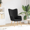 fotel Czarny 62 x 67 x 95,5 cm Tkanina sherpa