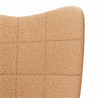 fotel Beżowy 62 x 67 x 95,5 cm Tkanina sherpa