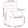 fotel Beżowy 62 x 67 x 95,5 cm Tkanina sherpa