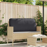 Poduszka Czarny 120 x 60 x 12 cm Materiał Oxford