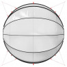 Kopuła basenowa przezroczysty 500 x 500 x 236 cm PVC